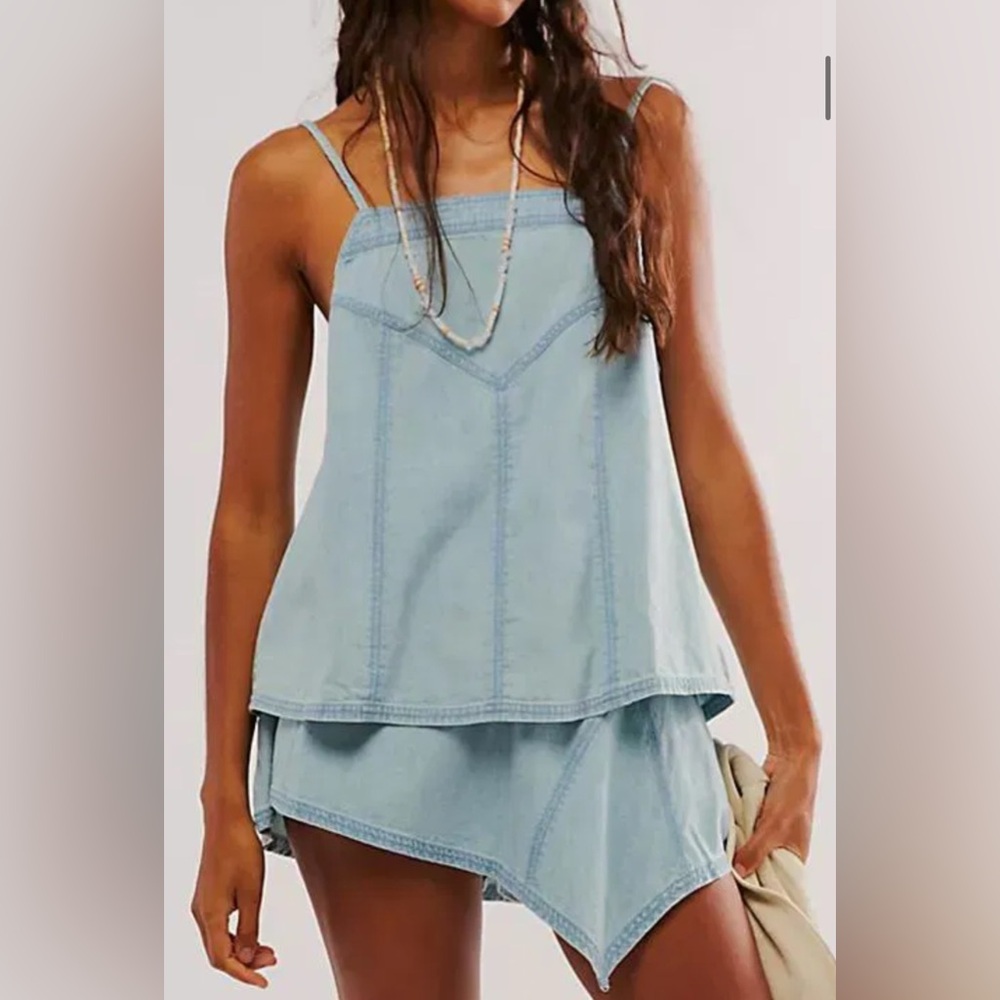 Free People Denim Set!! NWT!!!! Size 12